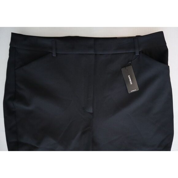 Express Editor 07470611 Women's Sz 14 R Black High-Rise Skinny Dress Pants - Picture 7 of 12